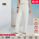 RIBCAGE直筒百搭休闲白色牛仔长裤 Levi s李维斯冰酷系列女士美式