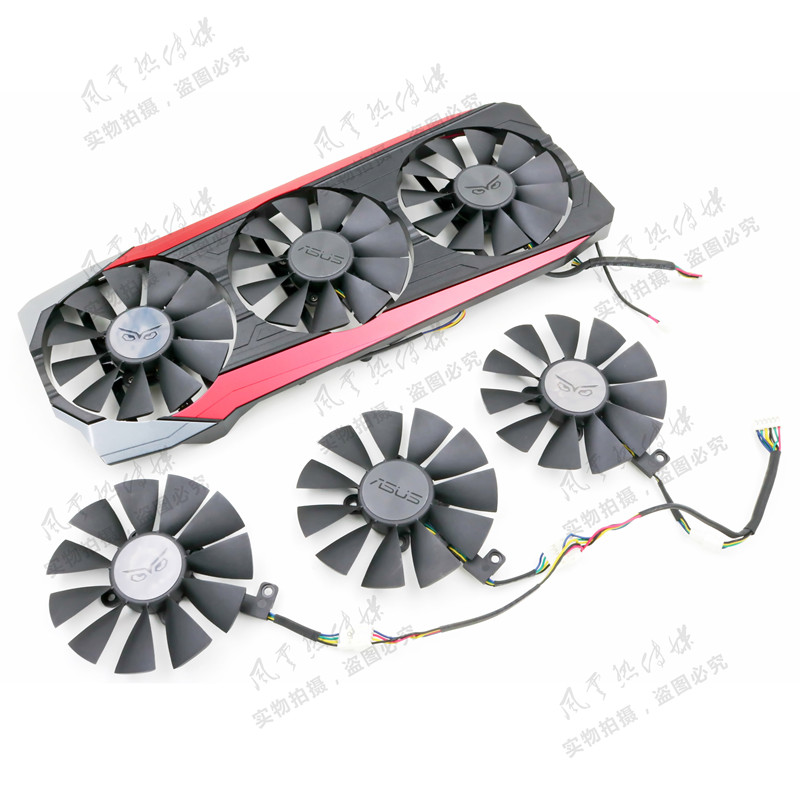 华硕 STRIX猛禽GTX980Ti R9 390X R9 390显卡散热风扇 T129215SU 电脑硬件/显示器/电脑周边 散热器/风扇 原图主图