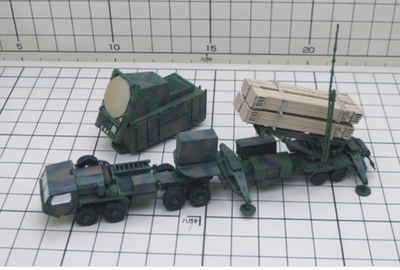 板件现代美军爱国者导弹拖车模型