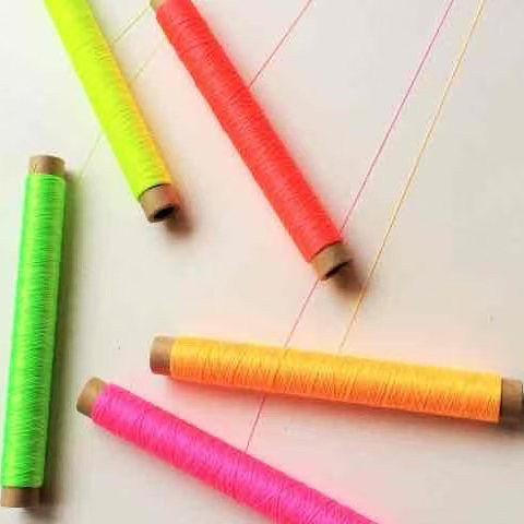 日本Angel King|荧光色套装 绣线 缝纫线 法绣线 手鞠线 指贯线