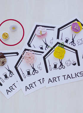 胸章手工DIY配件 水引 串珠 布艺 蝴蝶扣搭配无纺布胸章配件