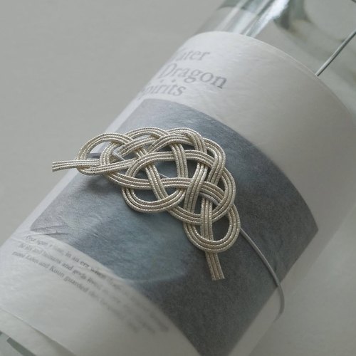 手工水引结红酒手帐礼物包装饰品