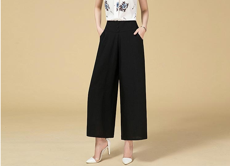 The workplace Technical activity Promise Manning Same item Wide leg pants Summer wear Ninth pants Straight pantsin the Women's clothing/Boutique , Pants , Casual pants  category - from Buy2taobao.com to provide professional Taobao agent buy service