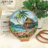 凉风 Набор ниток DMC для вышивки крестом для гостиной, новая подвесная картина, декоративная живопись F560, тропический пейзаж, 16 принтов