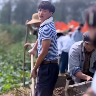 七十年代怀旧服装知青下乡70年代海魂衫演出服80农村衣服装解放鞋