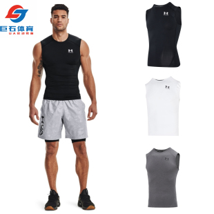 安德玛UA HeatGear® 男子速干健身跑步训练运动紧身背心-1361522