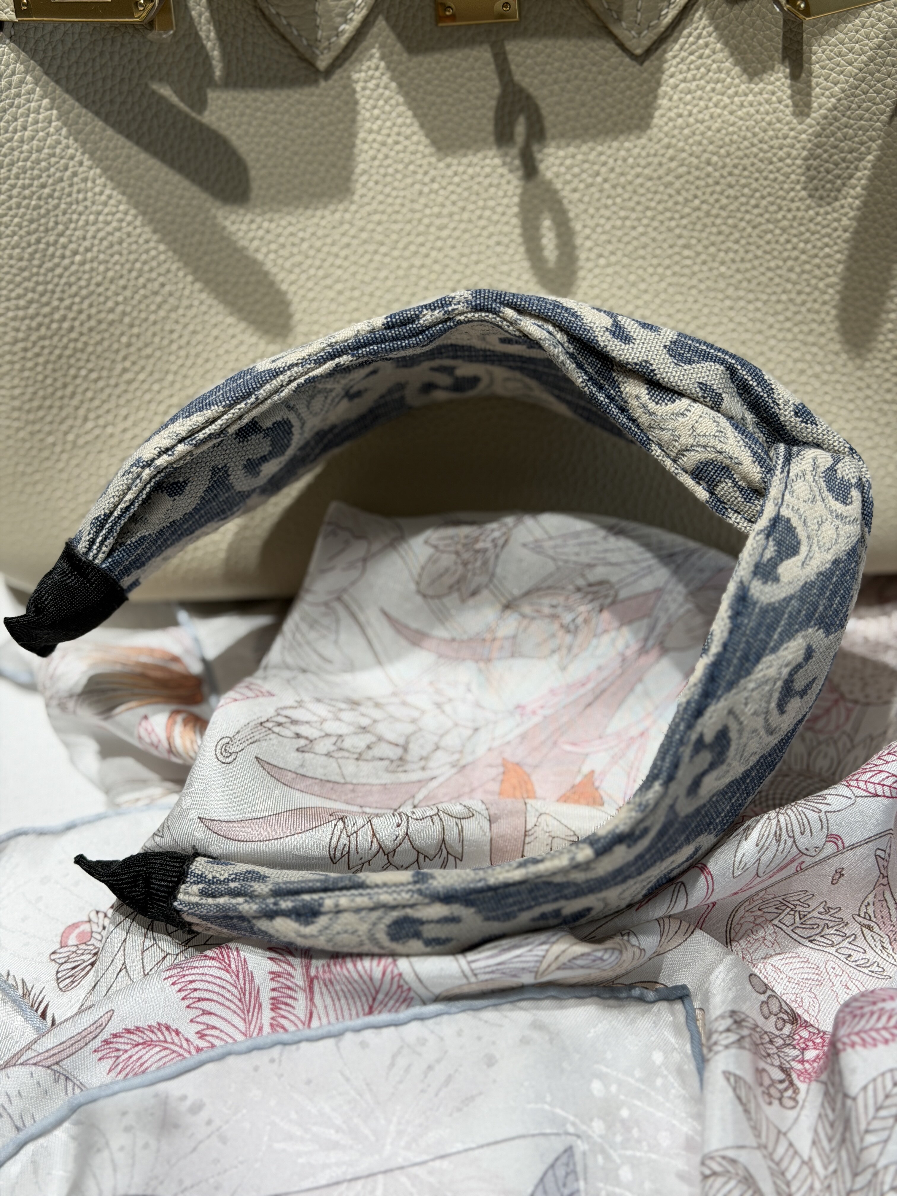YEVACHAO“一点点缀 慵懒而优雅”炉顶增高神器 重工老花提花发箍