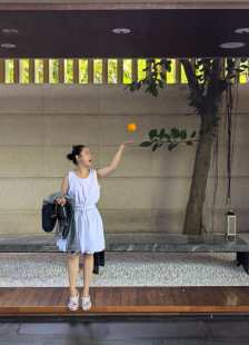 YEVACHAO“喜欢好货的老粉收”100%重工高支棉花苞无袖连衣裙