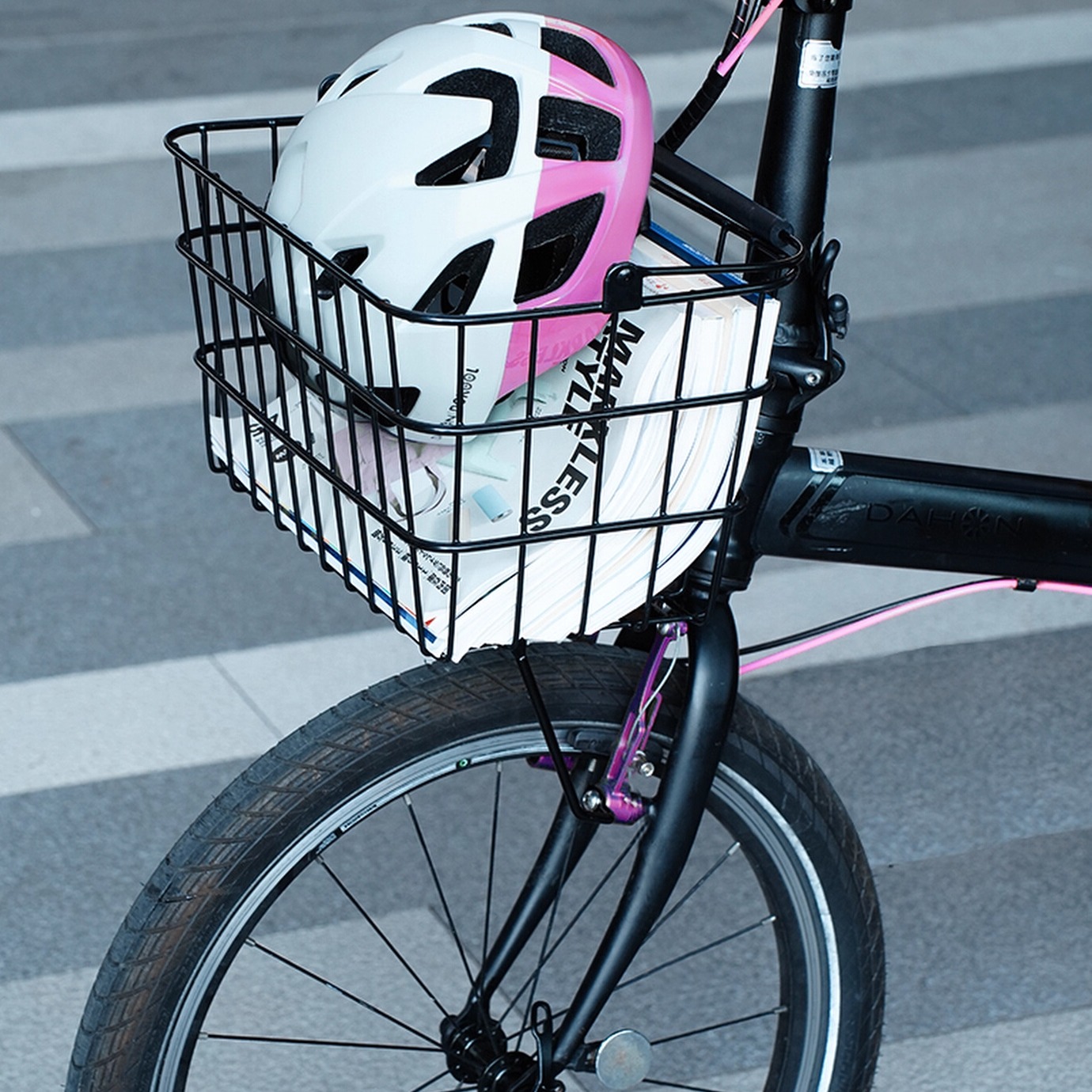 dahon大行自行车车筐快拆前车筐前车篮前置物篮折叠车前框p8d10d7