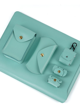 适用苹果笔记本电脑包头层牛皮保护套macbook air12/13英寸内胆包