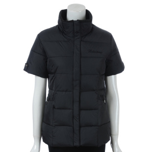 秋冬中老年丝棉马夹女士护肩膀颈椎加厚坎肩短袖 羽绒棉衣马甲背心