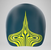 正品 Speedo速比涛Fastskin护耳3D泳帽钢盔竞速专业无边游泳帽