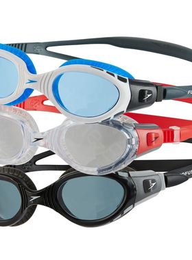 正品Speedo速比涛Biofuse仿生泳镜大框男女防水高清舒适休闲清晰