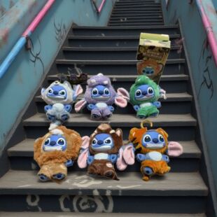 娃娃背包挂件史迪仔史迪奇动物系列公仔玩偶毛绒儿童玩具潮玩盲盒