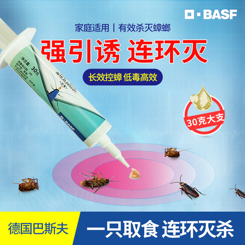 巴斯夫德国卧室一窝端杀蟑胶饵