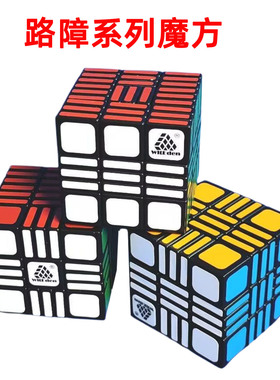 智力乐园立体334 335 337 339路障收藏异形高难度魔方魔中魔玩具