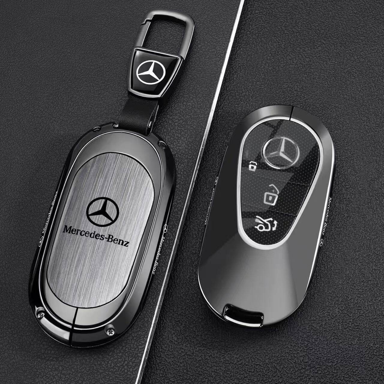 适用奔驰C260L钥匙套C级C200L/GLC300L新款E级E300L车包GLB扣GLE