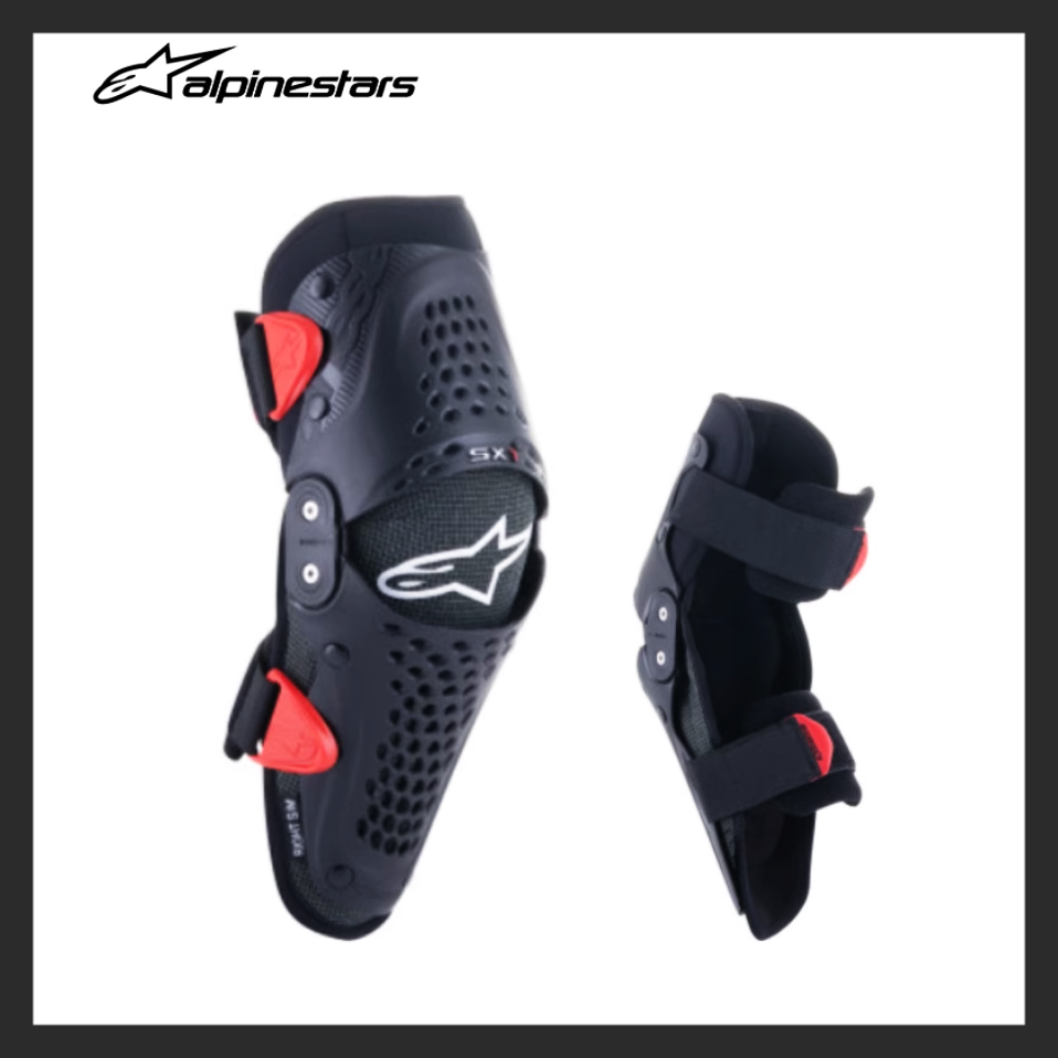 a星alpinestars儿童越野护膝自行车摩托车护膝SX-1平衡车护具护腿
