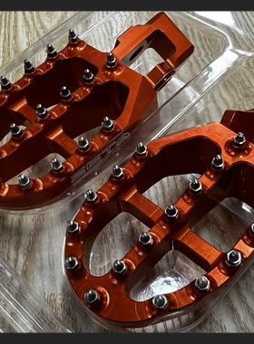 EXC250/300胡思改装件TE250/300/FE/改装大脚踏KTM防滑脚蹬脚踏板