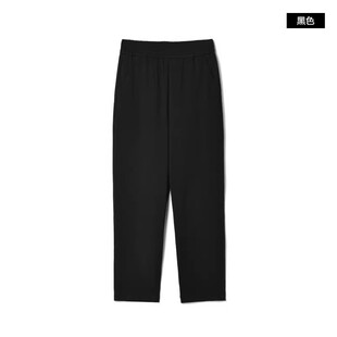 柜385 舒适版型松紧腰修身长裤防寒保暖裤羽绒裤女2025冬通勤白领