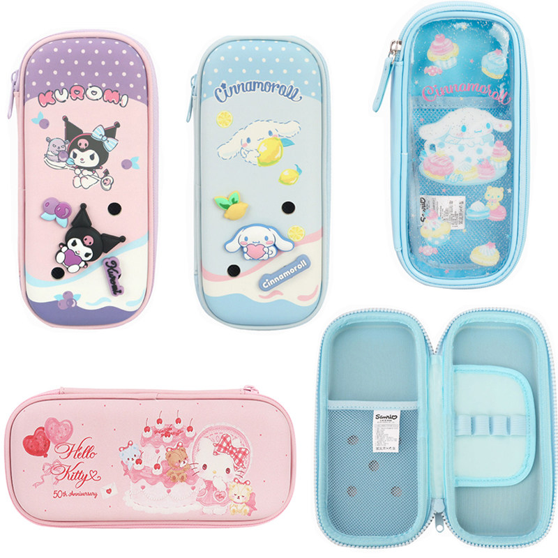 新款韩国正品winghouse学生笔袋 酷洛米小学女生PU皮文具盒铅笔盒