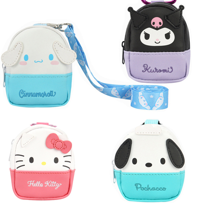 winghouse韩国PU皮耳机包挂饰包