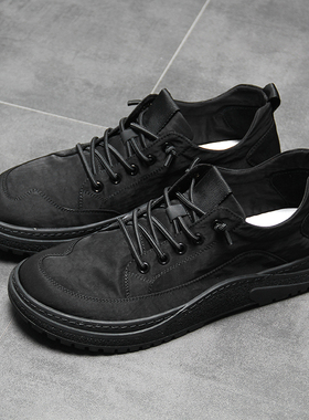 0110r男鞋2026年新款潮透气帆布鞋男韩版休闲鞋男鞋子男潮流