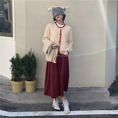 Half price and loose knit shirt