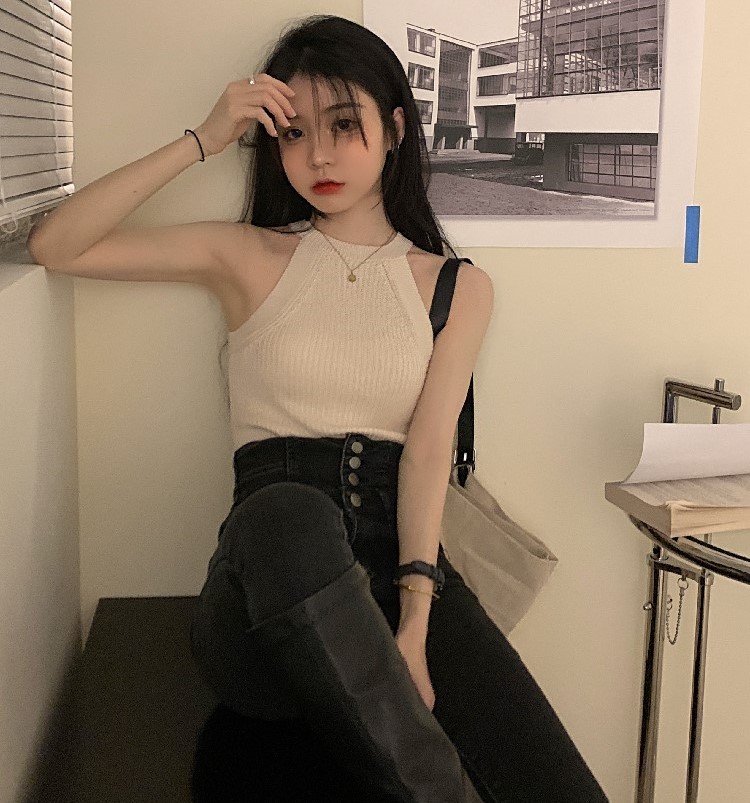 Real price ~ versatile slim suspender vest