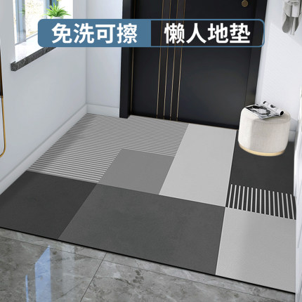 入户门地垫pvc可擦洗厨房门垫进门门口脚垫家用玄关防滑垫子地毯