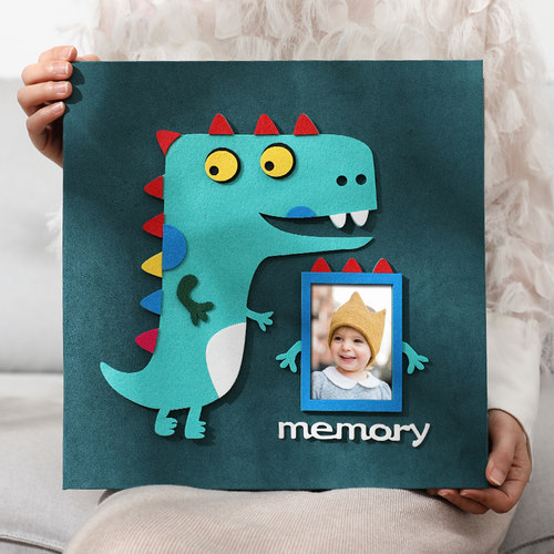 diy宝宝自粘贴式家庭大容量相册