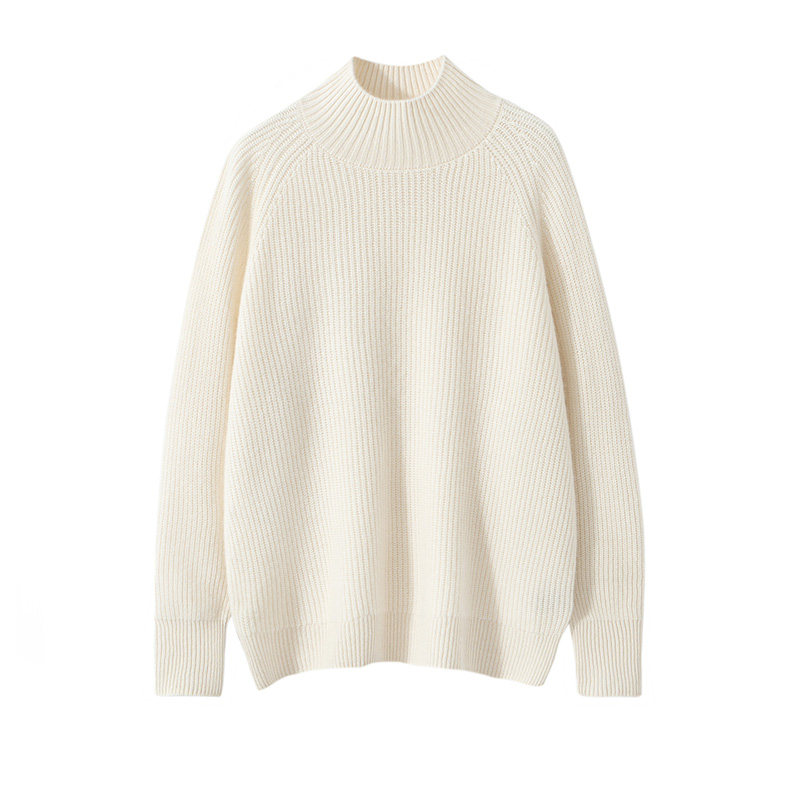 山羊绒衫女加厚半高领元宝针套头加厚针织打底衫通勤穿搭,女装/女士精品,羊绒衫,淘宝优惠券,粉丝福利购,淘宝优惠卷