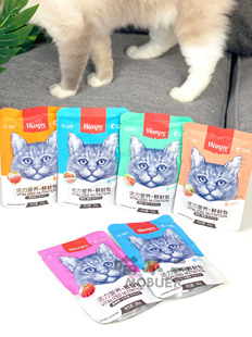 喵不二 顽皮wanpy鲜封包猫罐头零食营养湿粮包80g猫条
