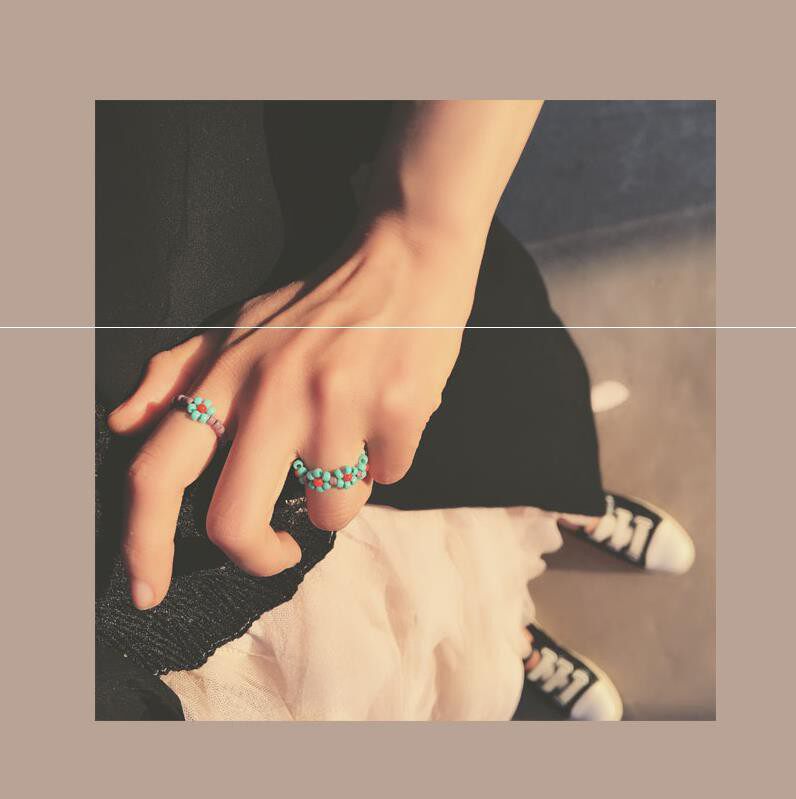 买一送一IU同款韩国ylyl 花朵戒指编织手工泫雅风小花戒指女彩色|ruв категории Украшения,ювелирные изделия, кольцо/кольцо - от Buy2taobao.com для оказания профессиональной услуги покупки агента Taobao