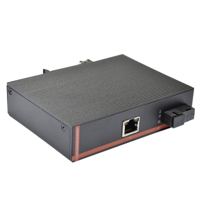 工业级千兆1光1电SFP导轨交换机