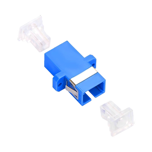 Haohanxin单工法兰SC光纤耦合器sc-sc法兰盘连接器适配器电信级