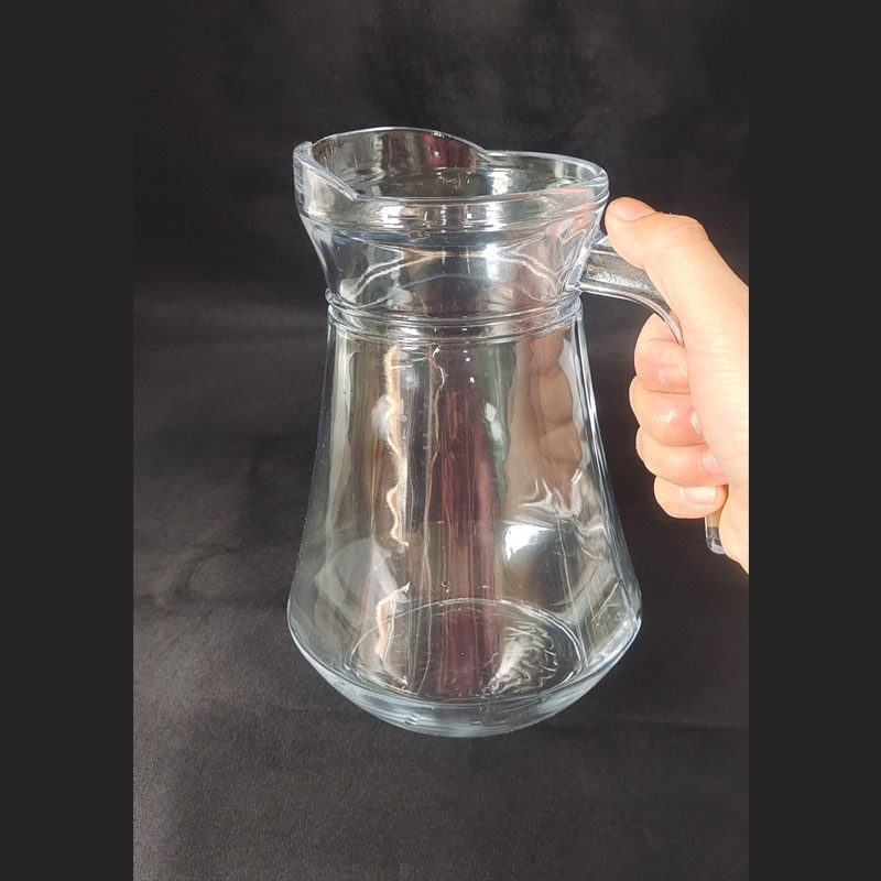 冷水壶玻璃水杯扎啤杯加厚啤酒青岛百威白酒果汁杯1.3L水杯泡茶