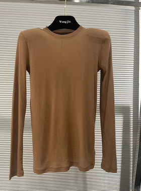 微默契正品K牌KIYUGINA显瘦修身圆领打底衫25753