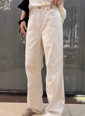 微默契正品K牌KIYUGINA后松紧腰立体花鼓包裤牛仔裤30310