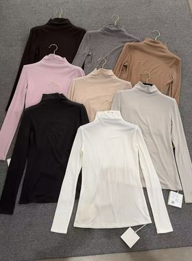 微默契正品K牌KIYUGINA基础款高领修身打底T恤29469