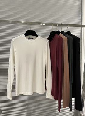 福利款微默契正品KIYUGINA舒适面料圆领净版百搭针织衫货号25539