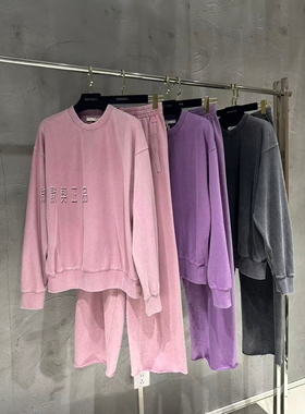 微默契正品JEANSWANG宽松圆领卫衣套装分开拍29012-1/29013-1