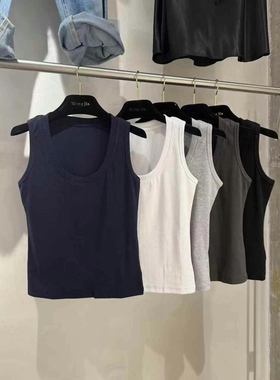现货秒发微默契正品JEANSWANG大U领百搭显瘦净版背心50099