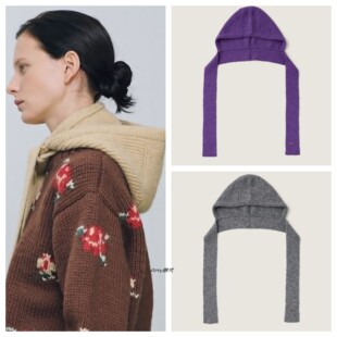 Hood SIENNE韩国直邮 25秋冬 Colette 针织连帽围巾3色 Muffler