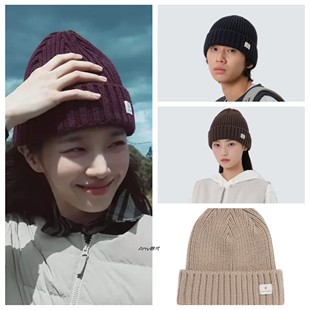 韩国代购SNOWPERK雪峰25秋冬男女款圆顶毛线针织帽子S25WUFKC61