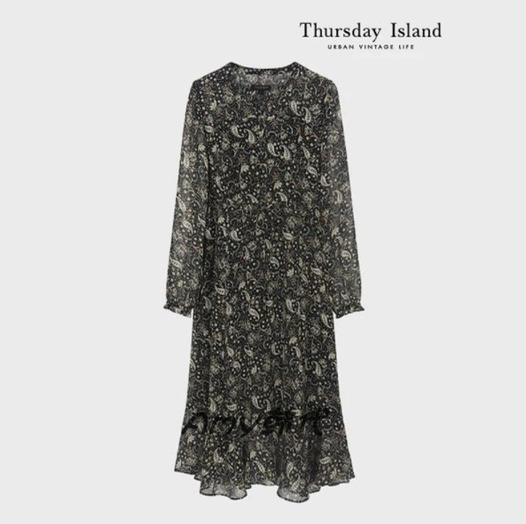 Amy韩国代购[Thursday Island] 甜美碎花连衣裙 T236MOP543W