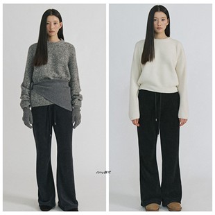 Step Bootcut抓绒休闲裤 Around韩国直邮25冬 Lined Fleece 折扣