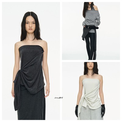 Amy韩国设计师品牌cerric25冬时尚潮流解锁多种穿搭裹胸上衣4色