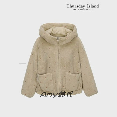 Amy韩国代购[Thursday Island] 连帽拉链外套 T238MLT233W