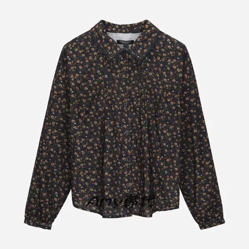 Amy韩国代购[Thursday Island] 25秋甜美碎花衬衫T258MBL239W